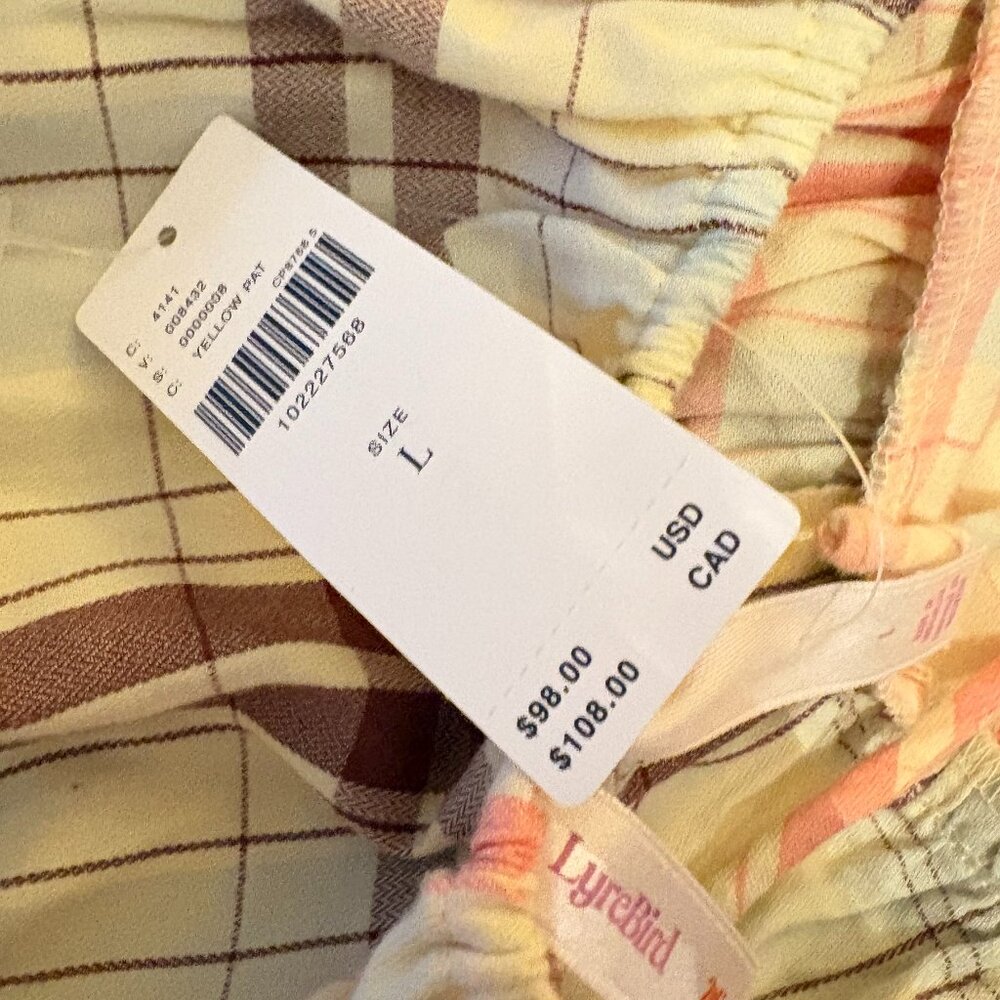 NWT Anthropologie LyreBird Sleeveless Plaid Nap Mini Dress. Size L - Picture 13 of 13